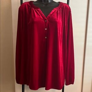 NWT Intro. velour pullover